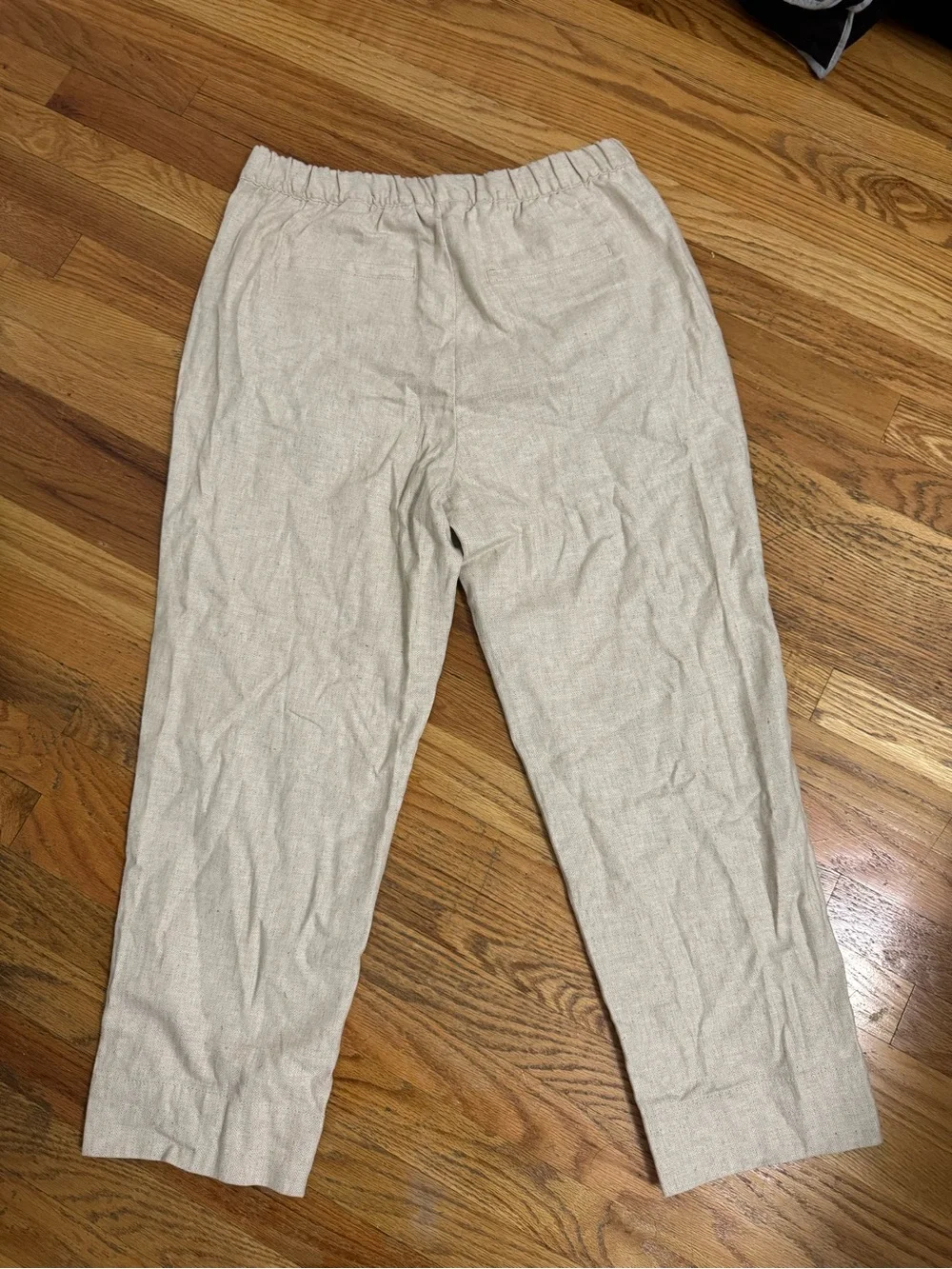 Banana Republic Men’s Linen-Blend Cream Pants | NWT